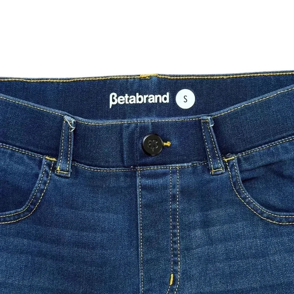 {Betabrand} Mid Rise Slim Skinny Stretch Denim Jeans - Picture 6 of 8